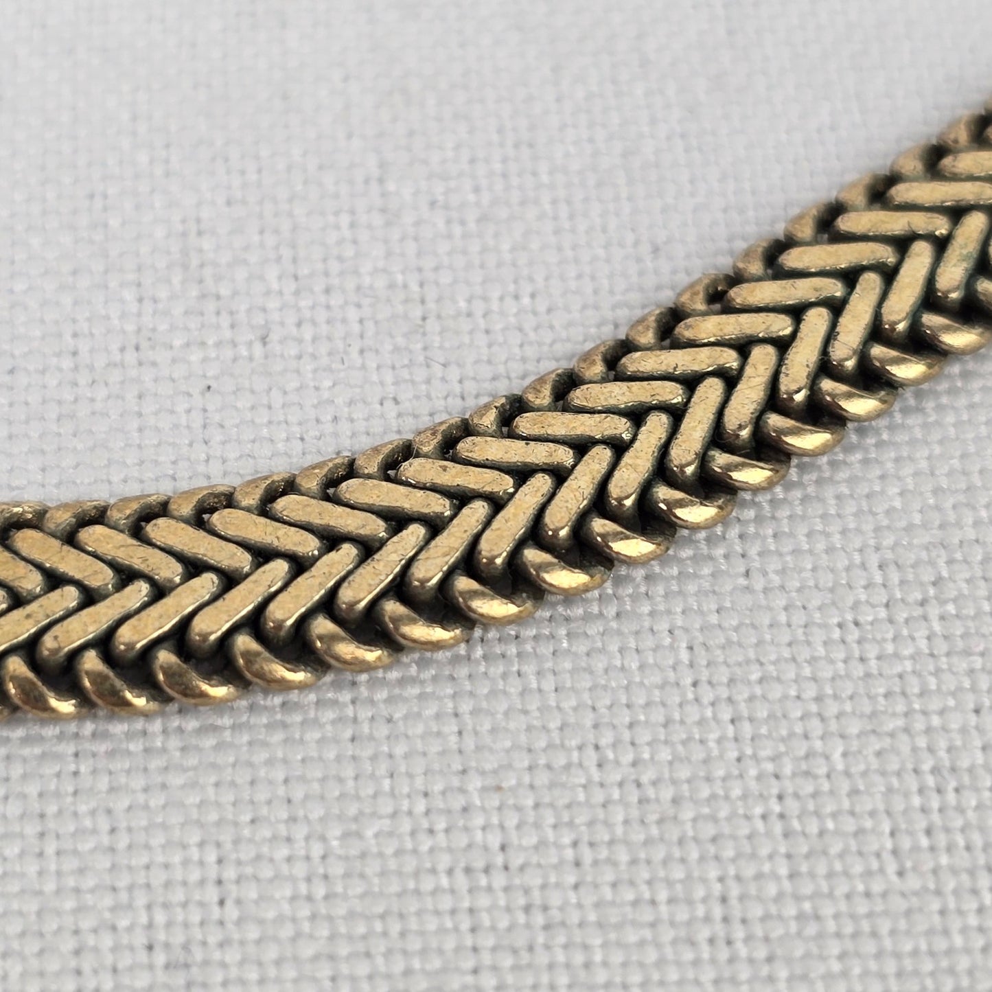 Vintage M&S Gold Tone Chain Link Necklace