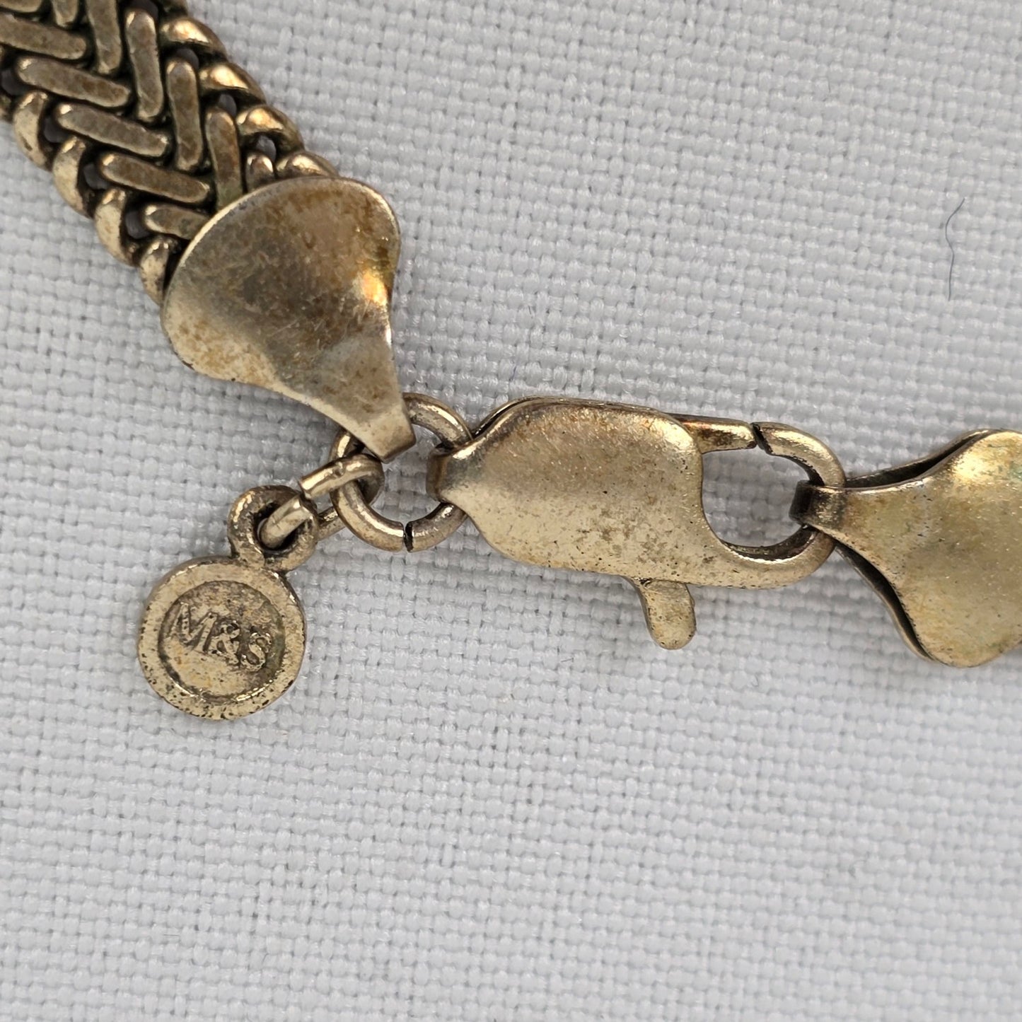 Vintage M&S Gold Tone Chain Link Necklace