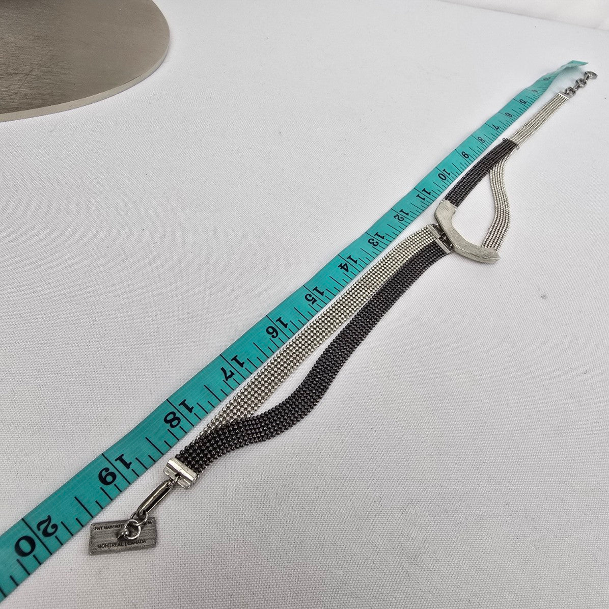 ANNE MARIE CHAGNON Modernist Mesh Chain Necklace