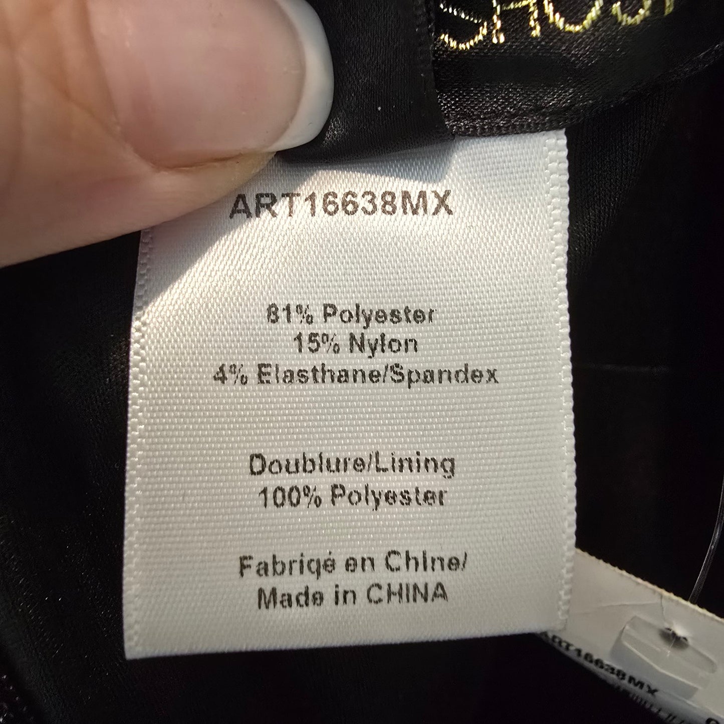 Tadashi Shoji Black & Cream Embroidered Scuba Sheath Dress Size 2