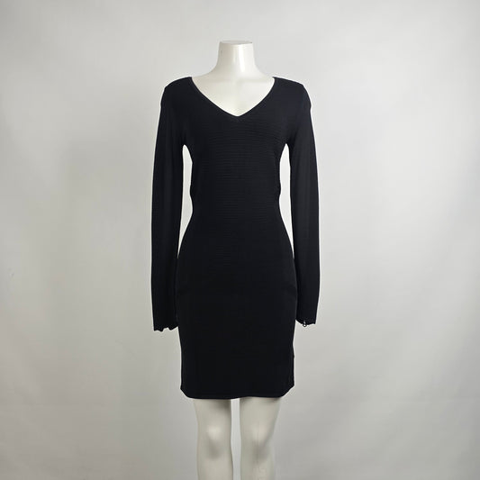 G-Star Raw Correct Posture Black Knit Dress Size S