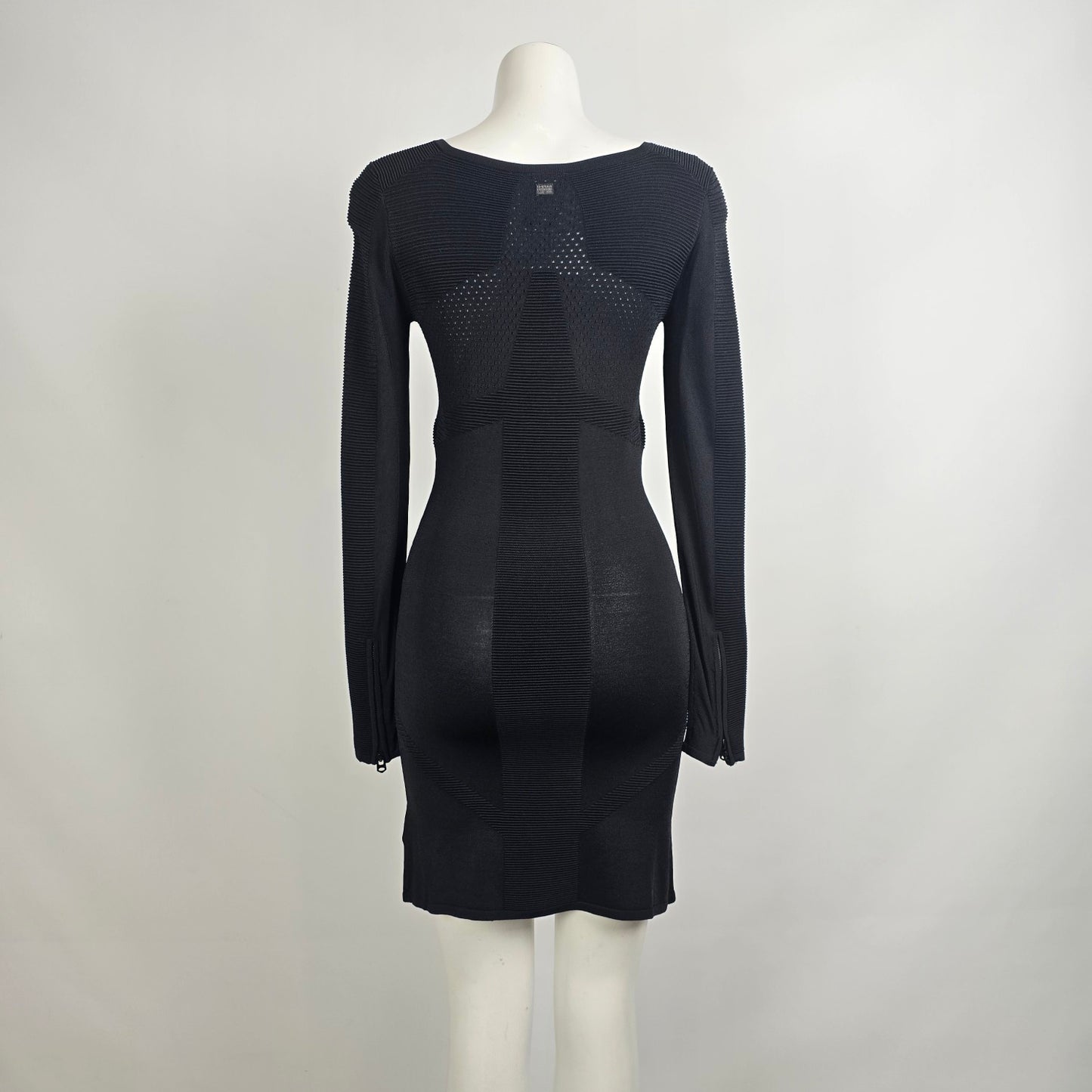 G-Star Raw Correct Posture Black Knit Dress Size S