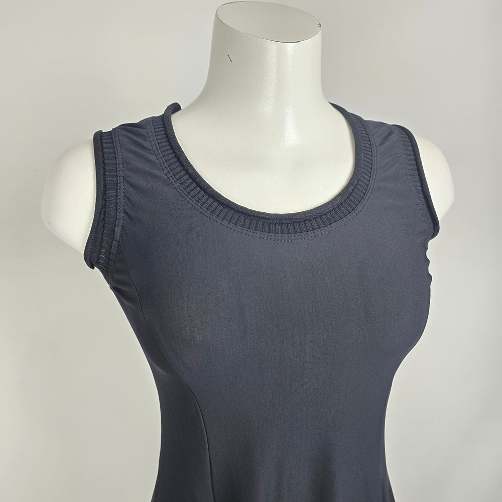 Sun Light Morillon Black Polka Dot Detail Sleeveless Dress Size 1 (S/M)