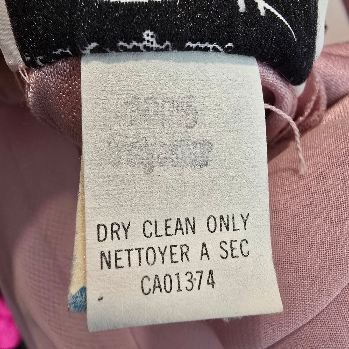 1970’s ‘Dance Originals by Zarnett Pink Belted Midi Dress Size S