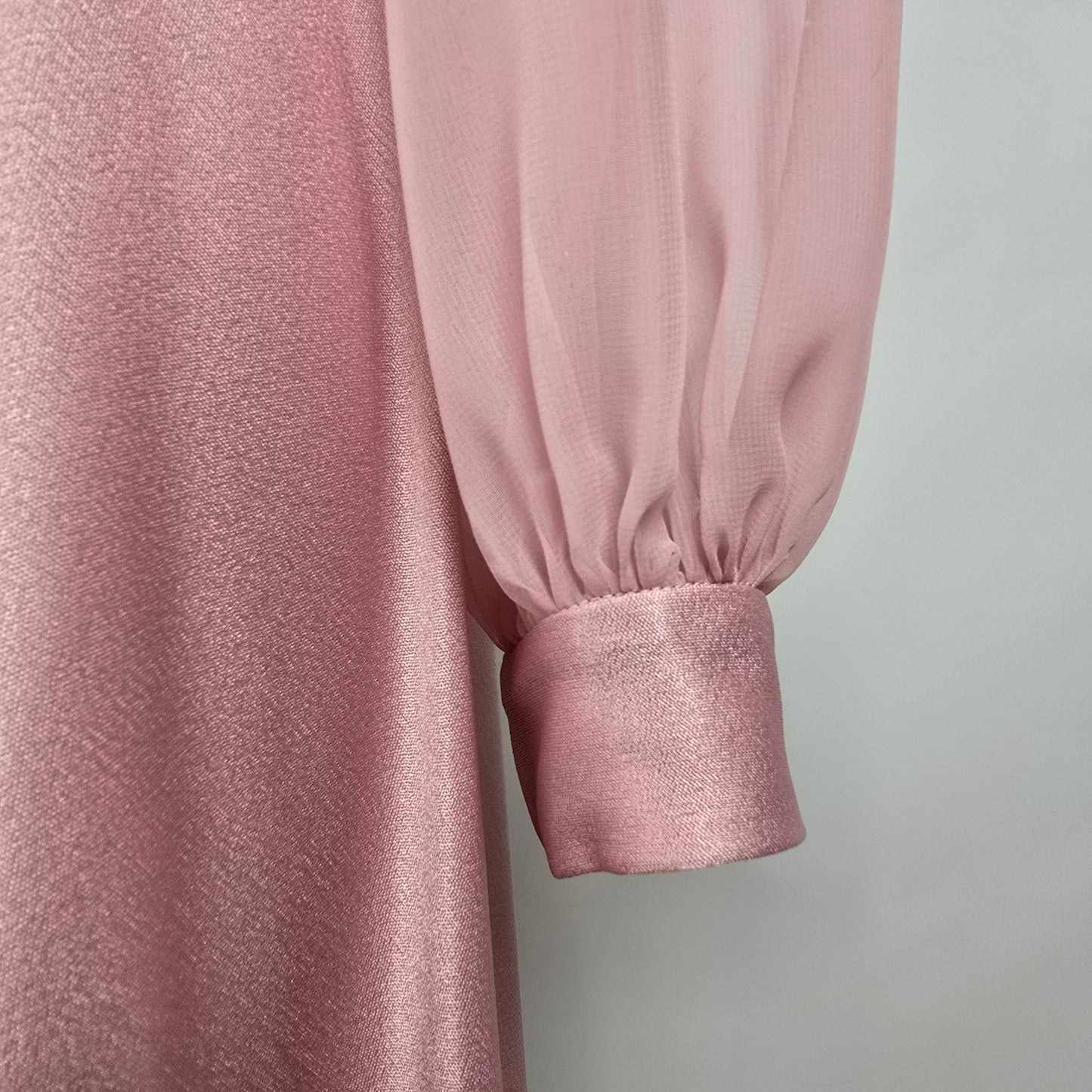 1970’s ‘Dance Originals by Zarnett Pink Belted Midi Dress Size S