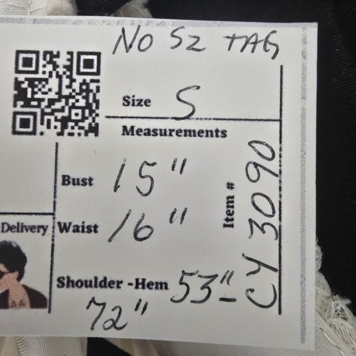 Vintage White Lace Detail Long Sleeve Wedding Dress Size XS/S