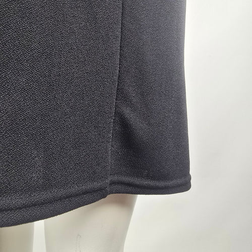 Quinze heures Paris Trente Black & Cream Sheath Dress Size M