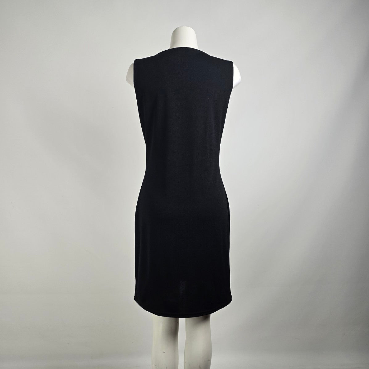 Quinze heures Paris Trente Black & Cream Sheath Dress Size M