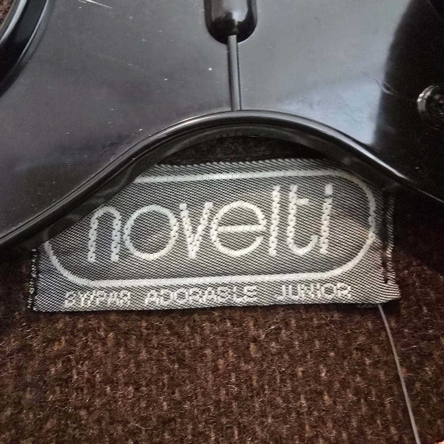 Vintage Novelti Brown Wool Attached Scarf Button Up Jacket Size 11/12