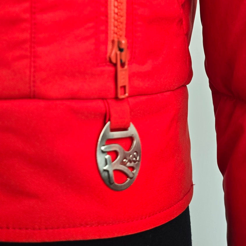 Vintage David S Reid 100% Down Red Winter Jacket Size 8