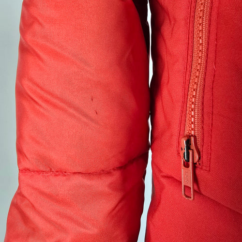 Vintage David S Reid 100% Down Red Winter Jacket Size 8