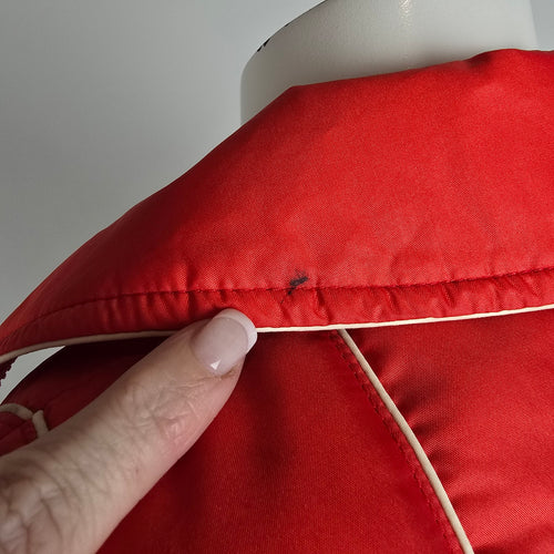 Vintage David S Reid 100% Down Red Winter Jacket Size 8