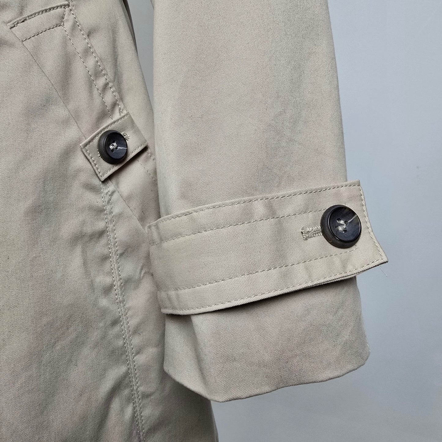 Worthington Cream  Belted Trench Coat Size 3X