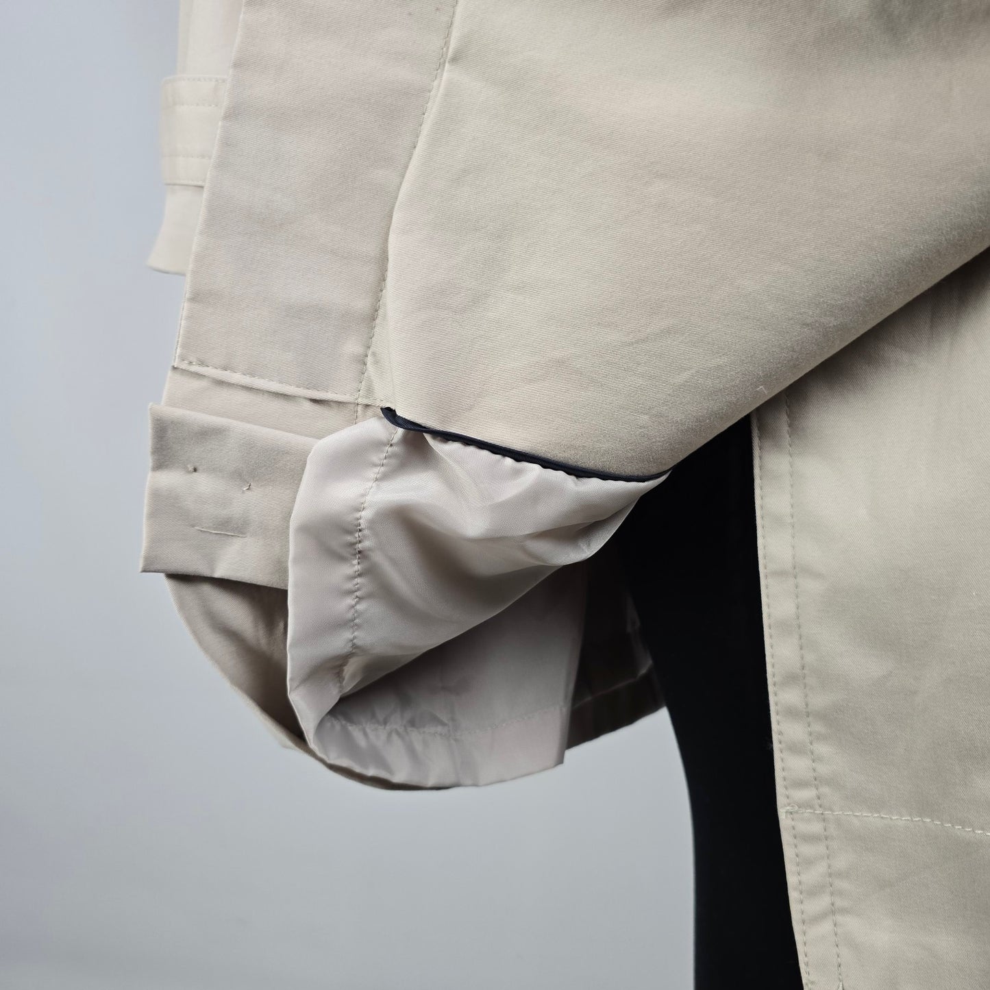 Worthington Cream  Belted Trench Coat Size 3X