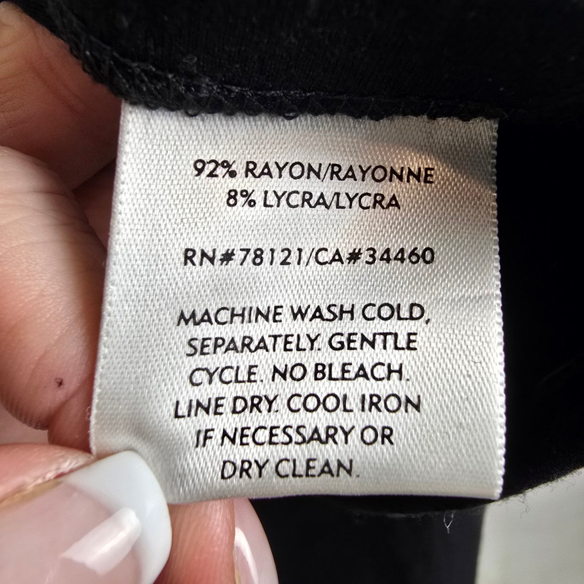 Eileen Fisher Black Cropped Leggings Size XL