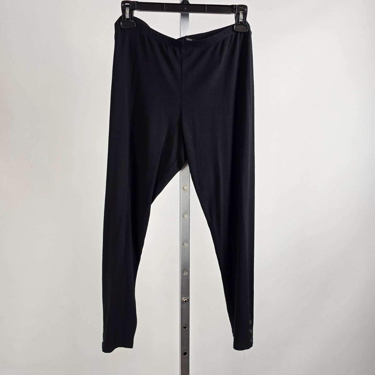 Eileen Fisher Black Cropped Leggings Size XL