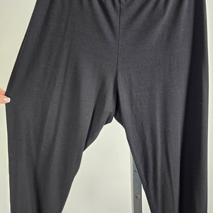 Eileen Fisher Black Cropped Leggings Size XL
