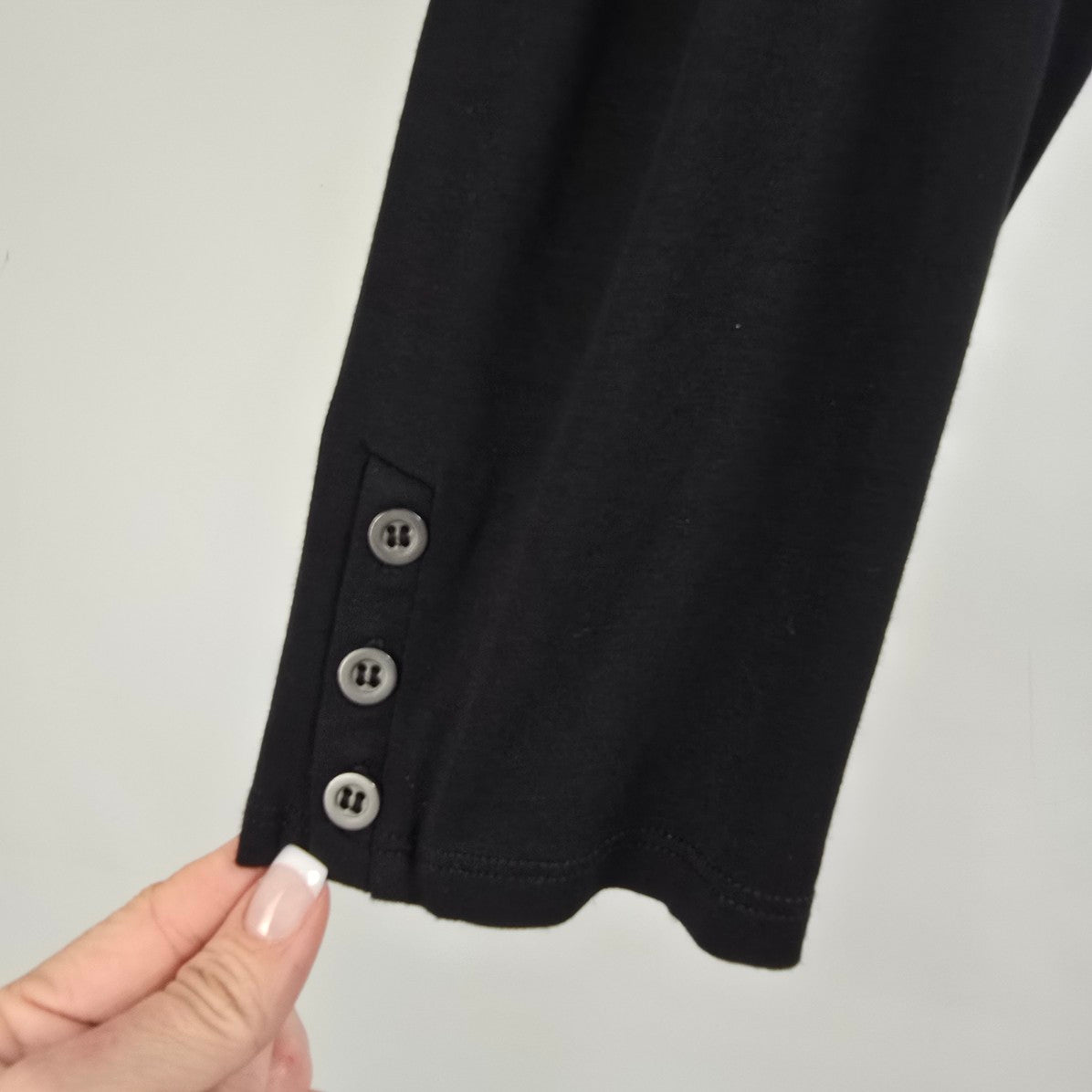 Eileen Fisher Black Cropped Leggings Size XL