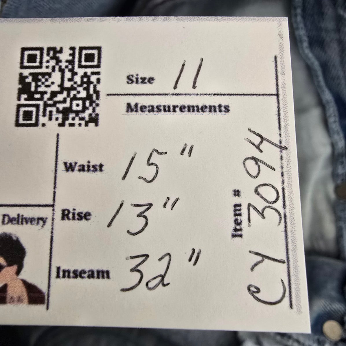 Vintage Bongo Light Wash High Rise Suspender Jeans Size 11