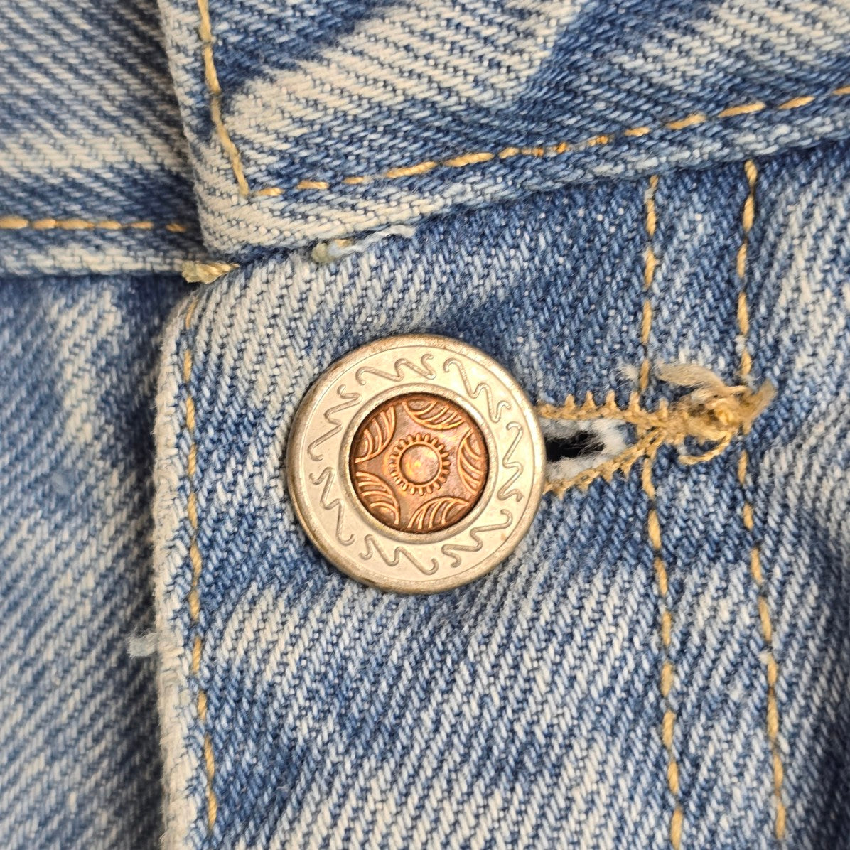 Vintage Bongo Light Wash High Rise Suspender Jeans Size 11