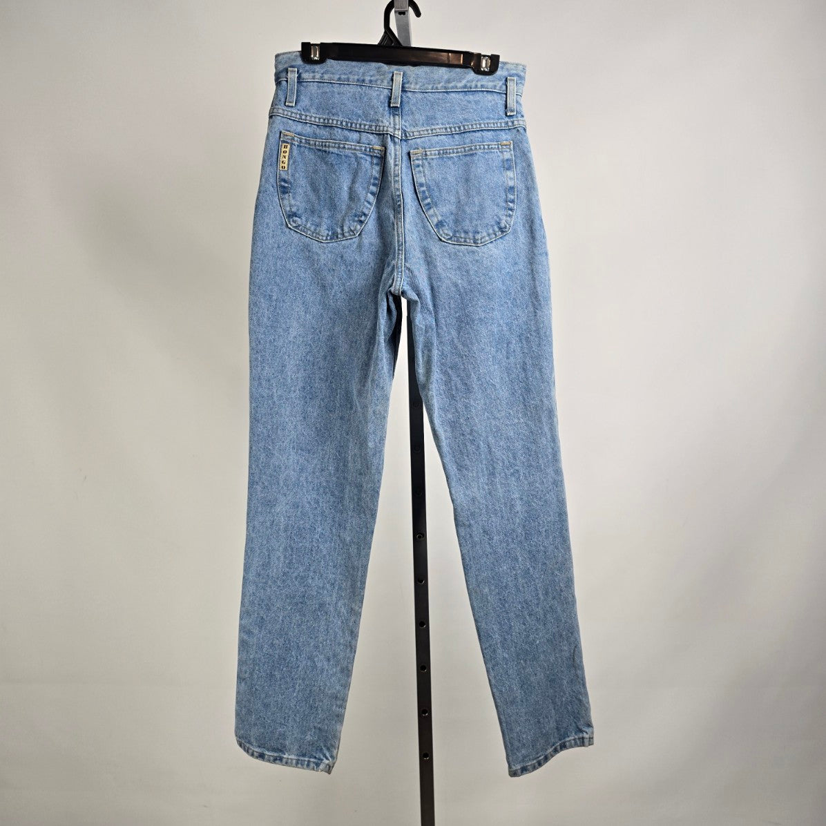 Vintage Bongo Light Wash High Rise Suspender Jeans Size 11