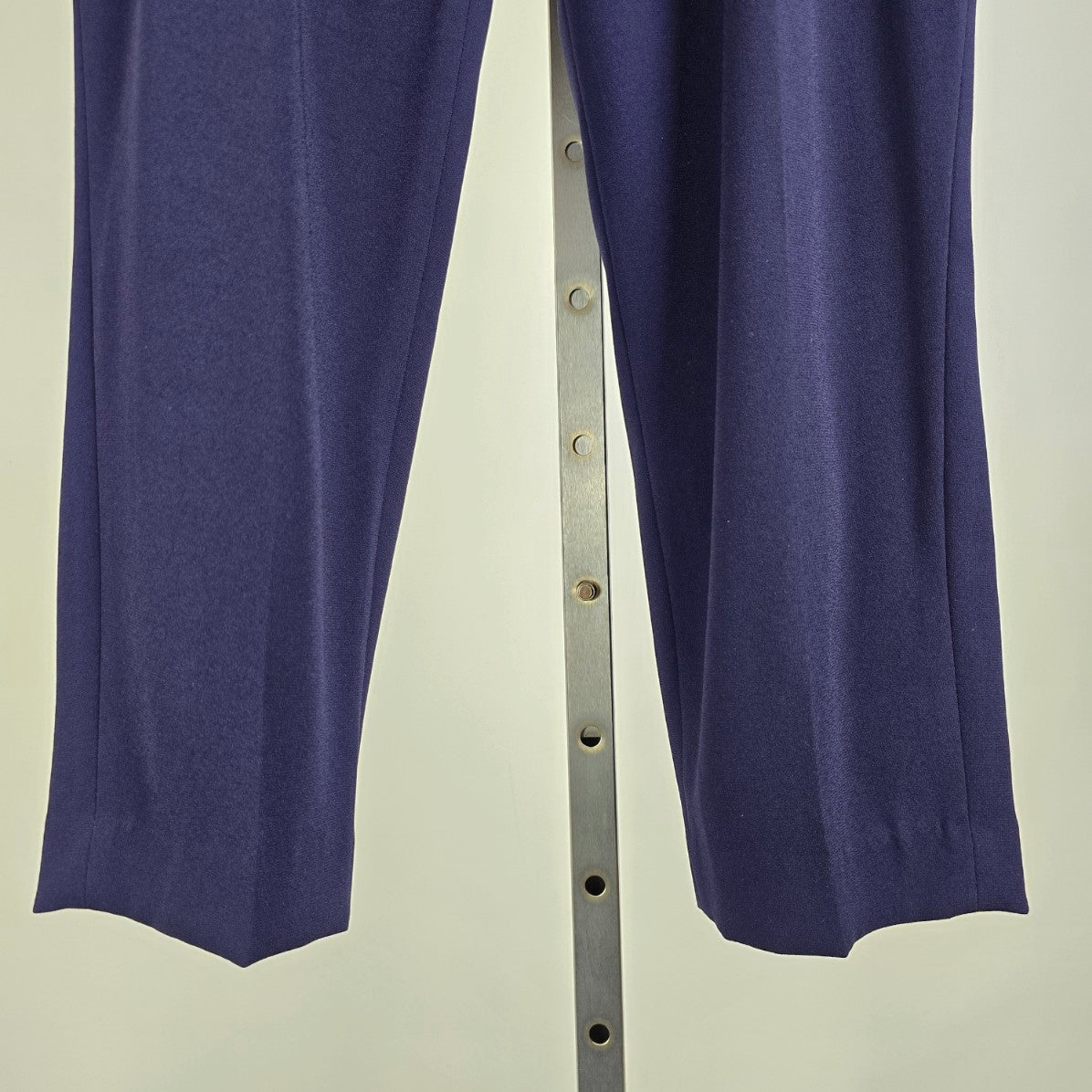 Babaton Trouser Pant Navy Blue Pleated Pull On Pants Size 12
