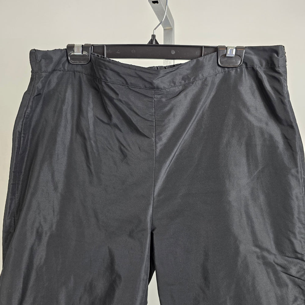 Ever Sassy Black Cropped Wide Leg Pants Size L