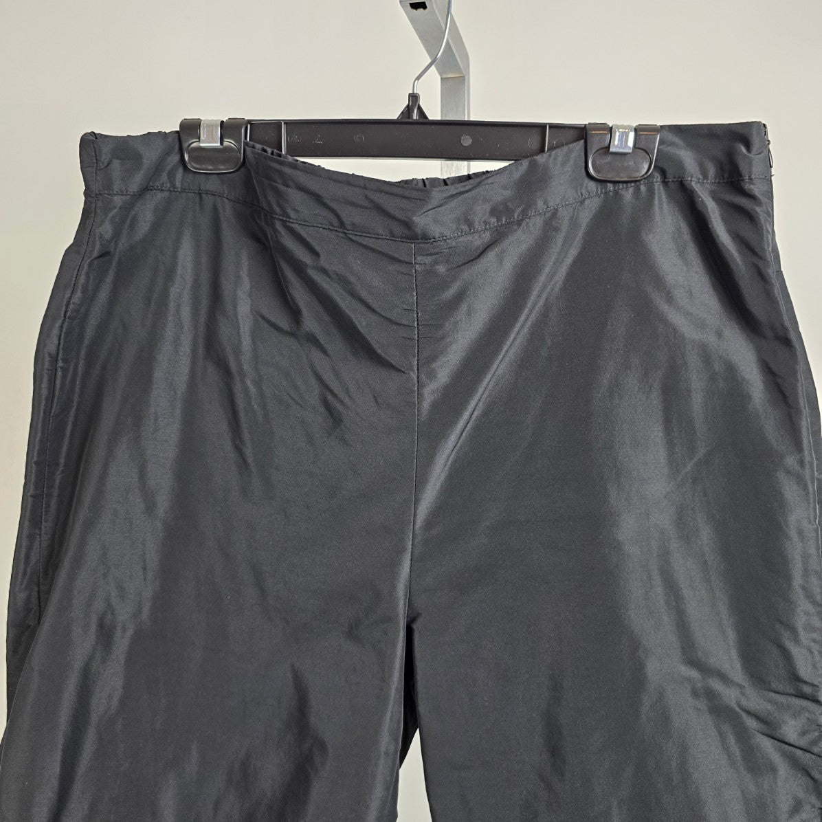 Ever Sassy Black Cropped Wide Leg Pants Size L