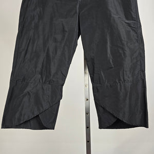 Ever Sassy Black Cropped Wide Leg Pants Size L