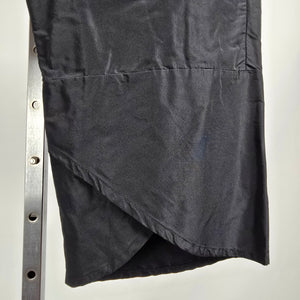 Ever Sassy Black Cropped Wide Leg Pants Size L