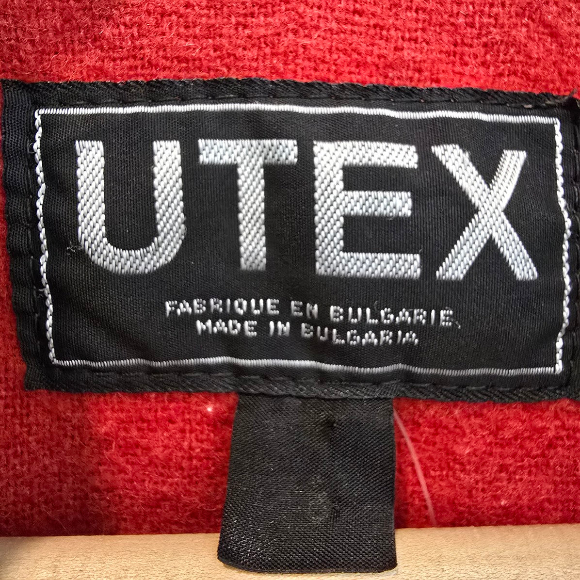 Vintage Utex Grey Wool Bomber Jacket Size M