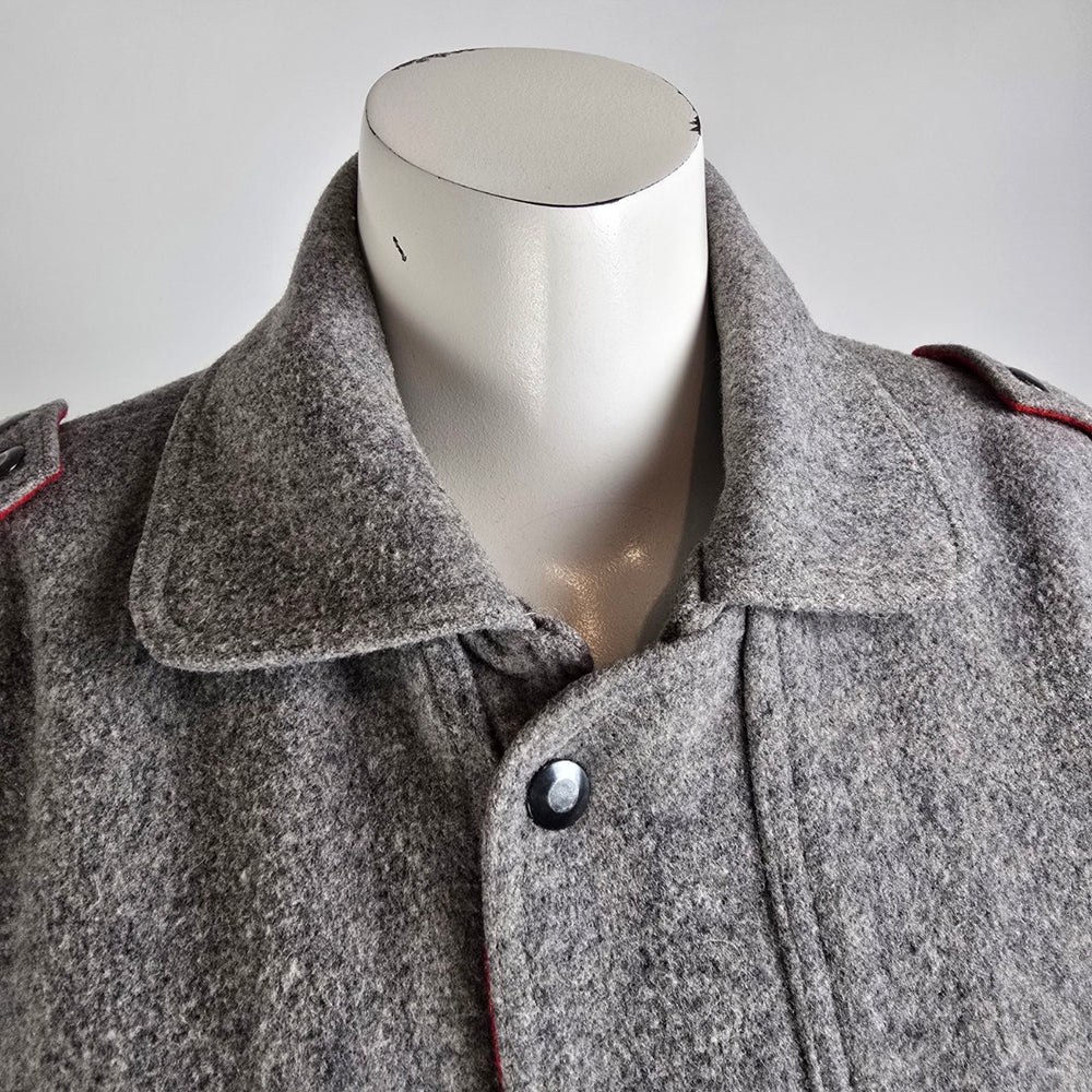 Vintage Utex Grey Wool Bomber Jacket Size M