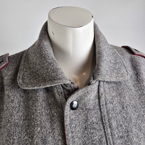 Vintage Utex Grey Wool Bomber Jacket Size M
