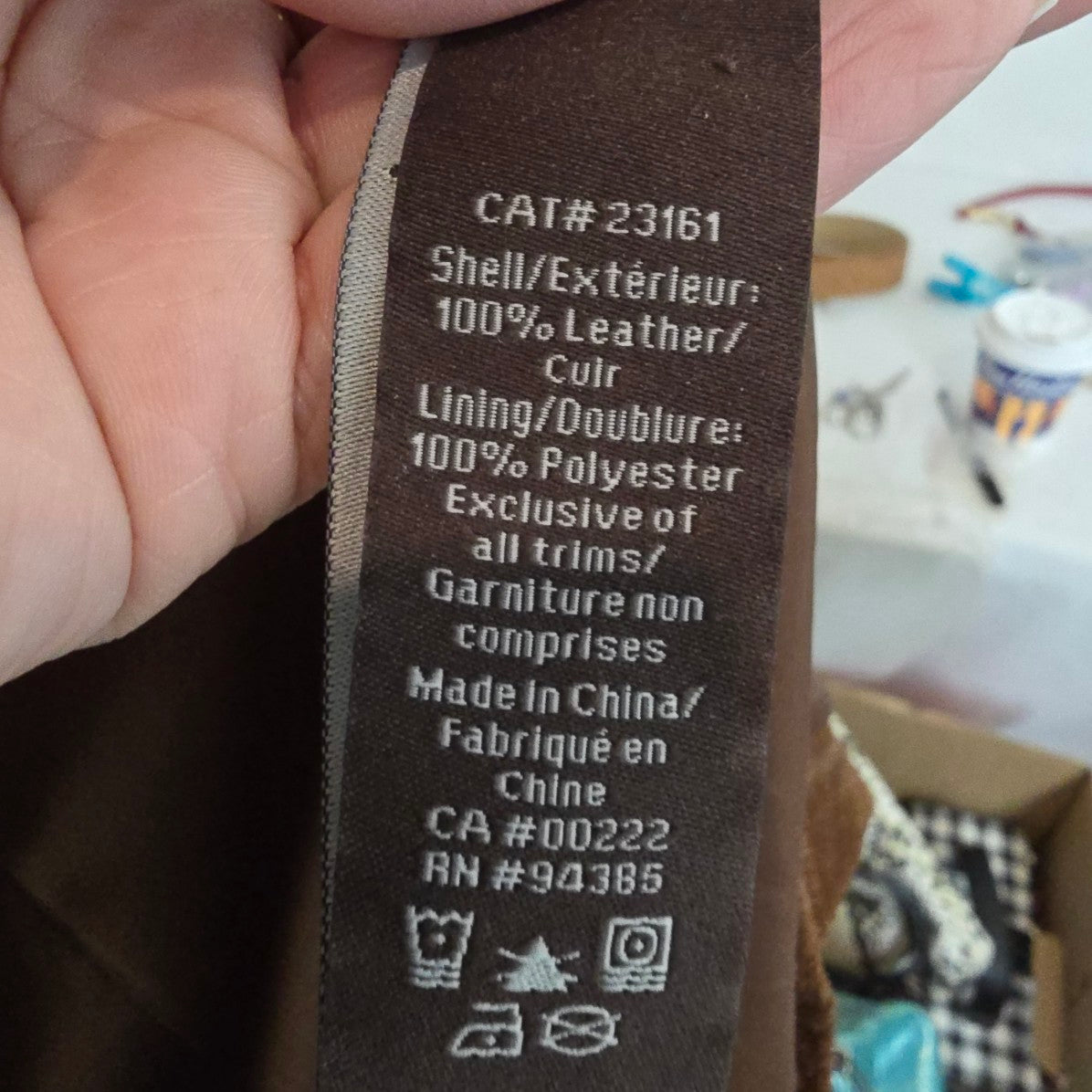 Vintage Novelti Brown Suede Zip Up Jacket Size XL