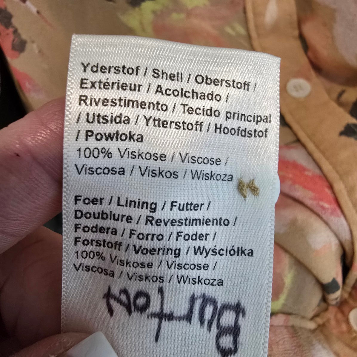 Mos Mosh - Taylor Flos Soft Pink Floral Button Up Blouse Size 12