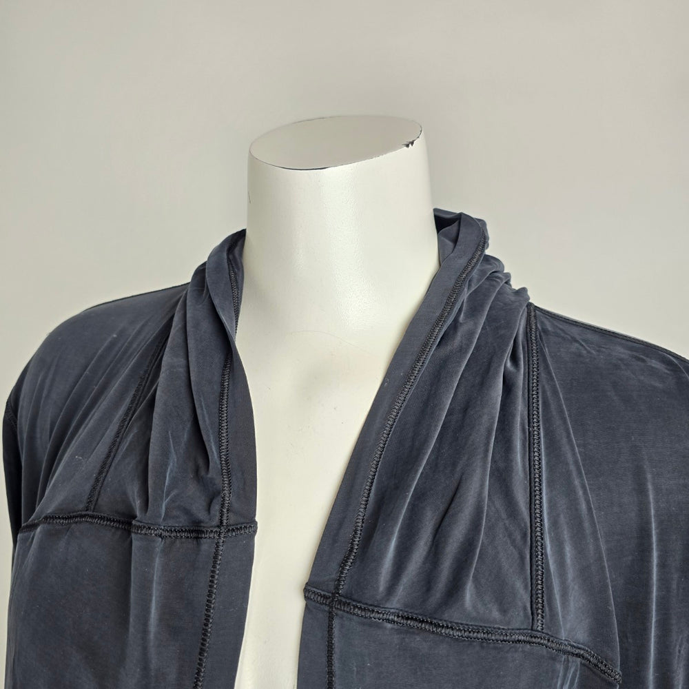 Lululemon Into Something Good Hoodie Oversized Black Jacket Size 4