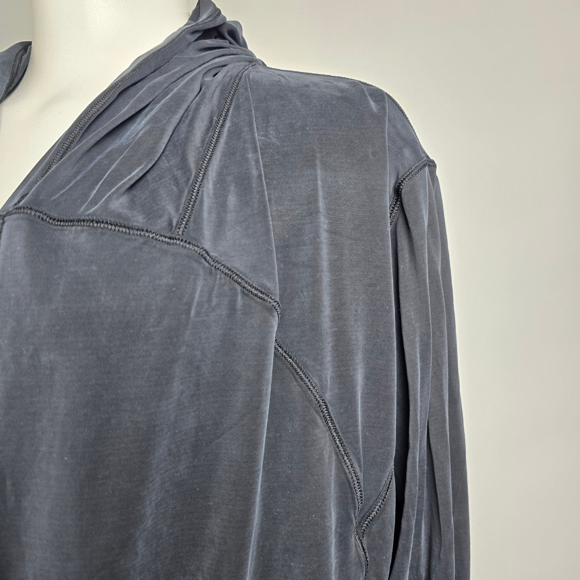 Lululemon Into Something Good Hoodie Oversized Black Jacket Size 4