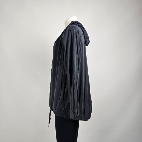 Lululemon Into Something Good Hoodie Oversized Black Jacket Size 4