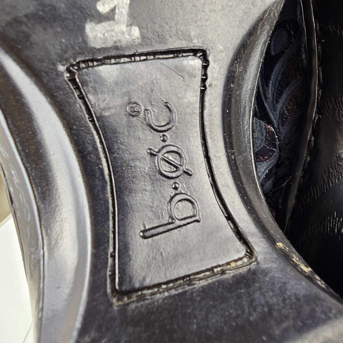 BOC Born Concept Grey Floral Peggy Clog Shoes Size 7.5