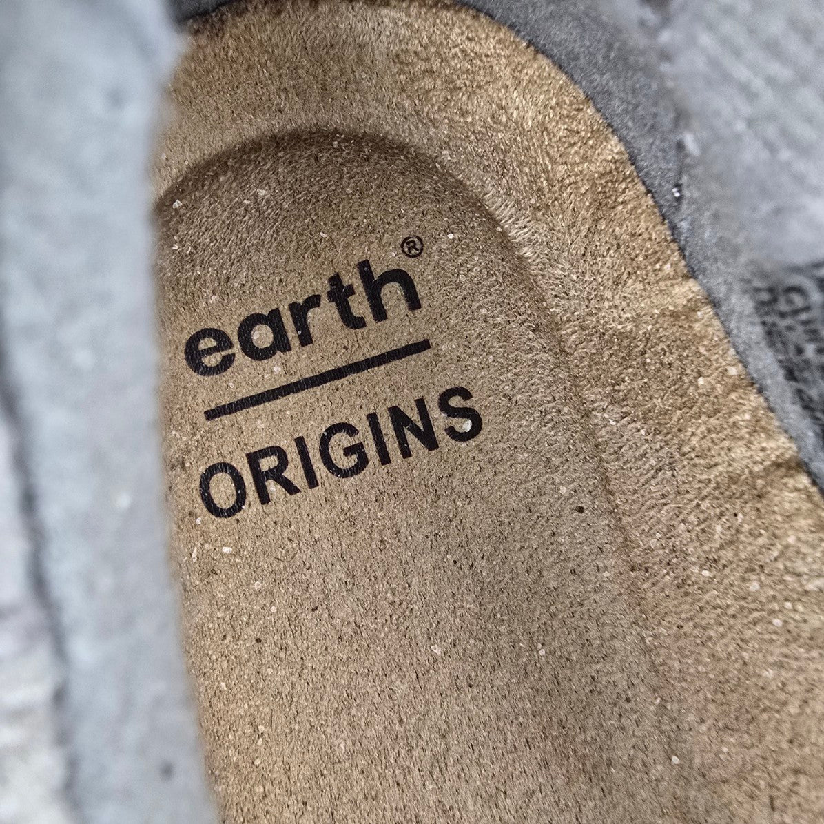 Earth Origins Taupe Tiffany Leather Walking Shoes Size 8.5