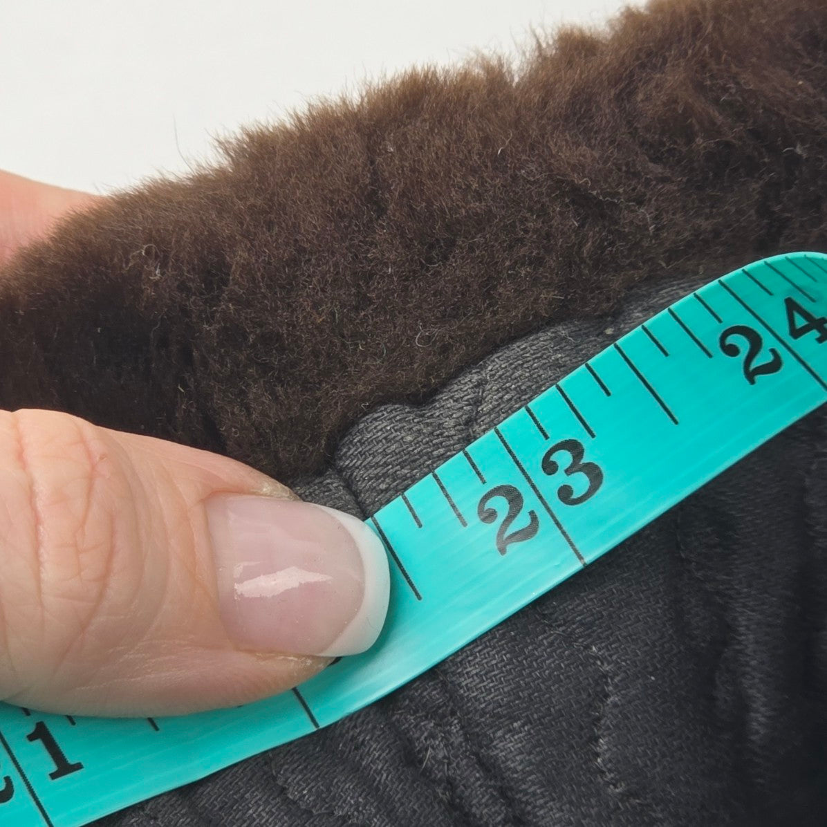 Vintage Brown Faux Sheepskin Fur Hat