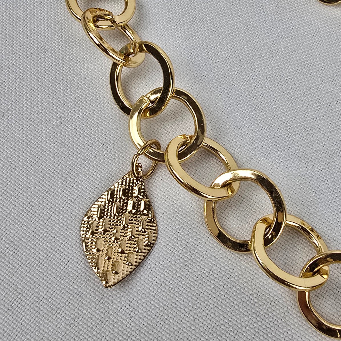 Gold Tone Layered Chain Belt Size M/L