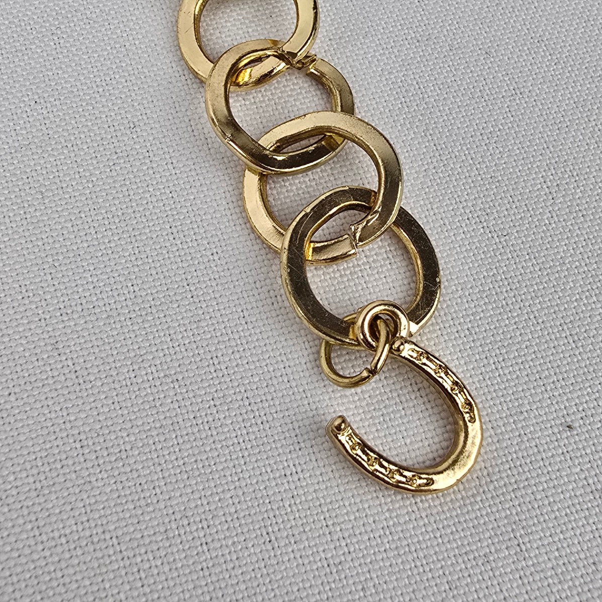 Gold Tone Layered Chain Belt Size M/L