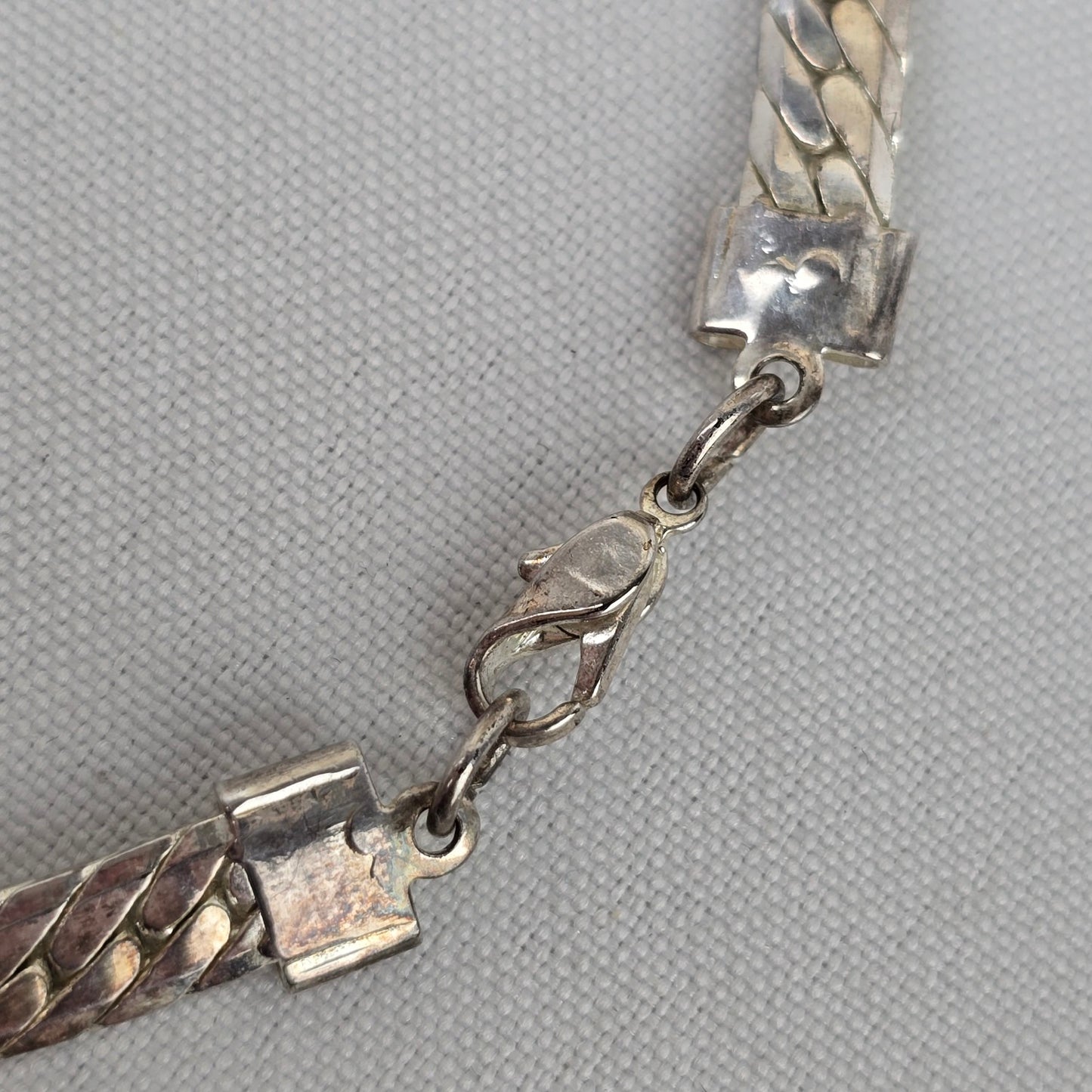 Vintage Silver Tone Statement Collar Necklace