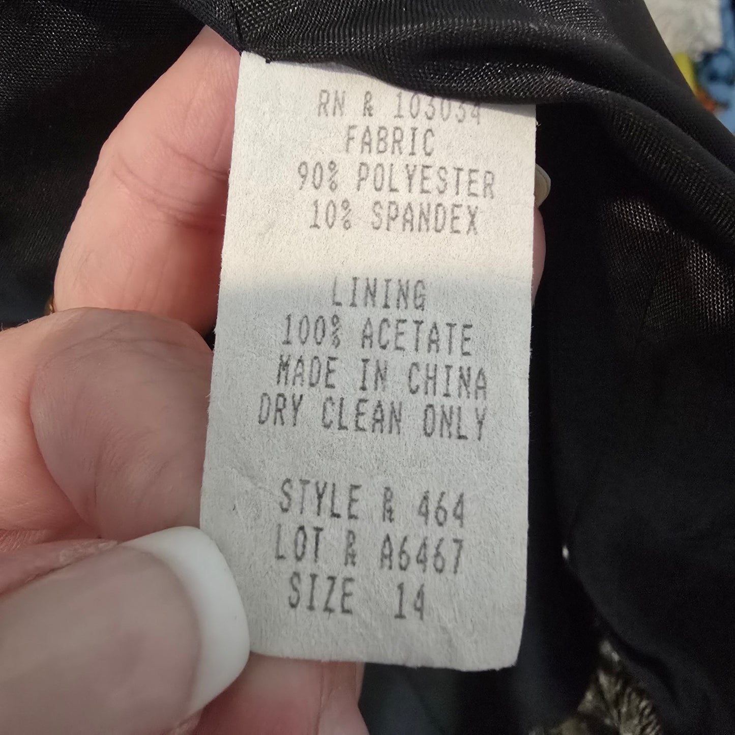 Vintage Mercedes Brown Velour Button Blazer Size 14