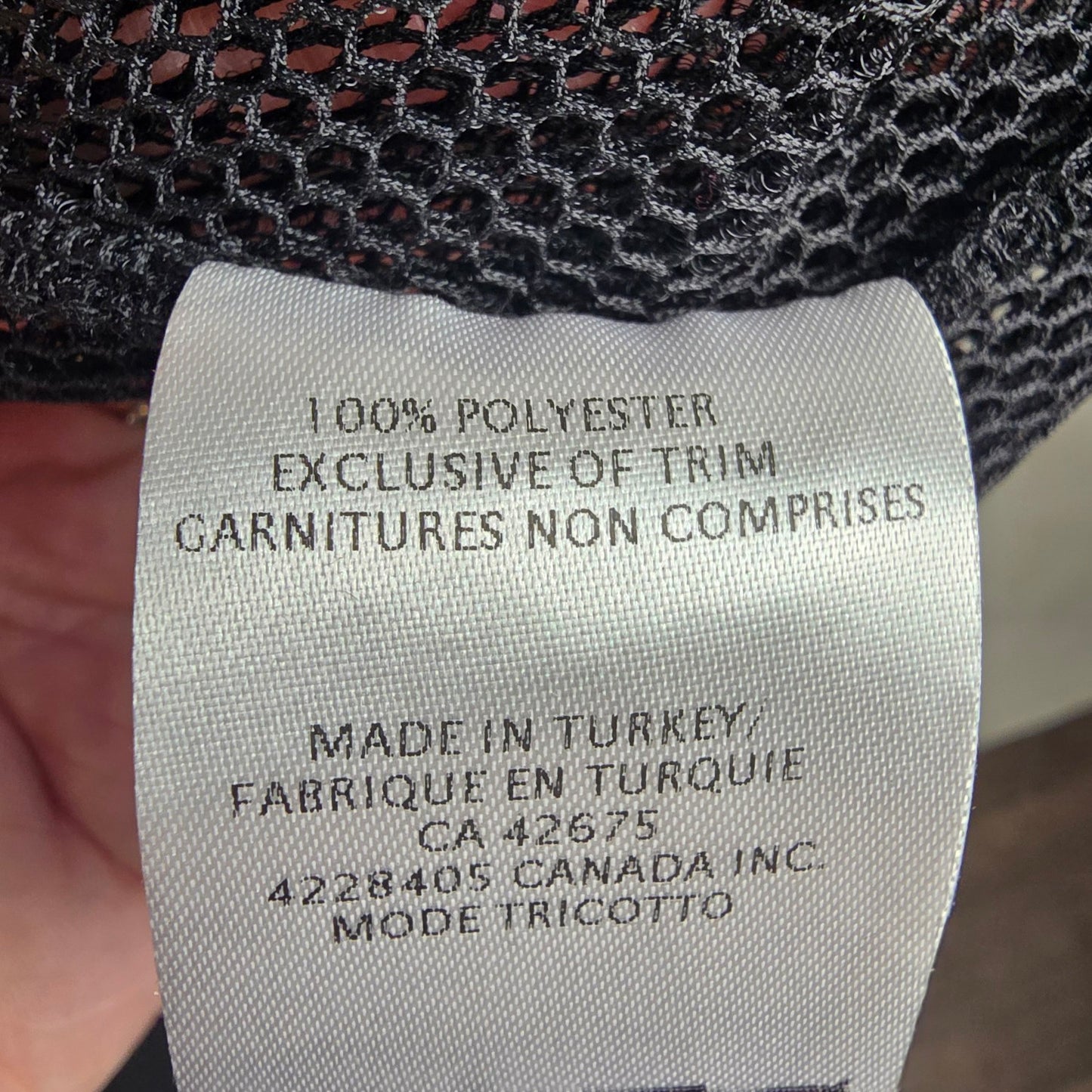 Jane & John Black Netted Zip Up Jacket Size L