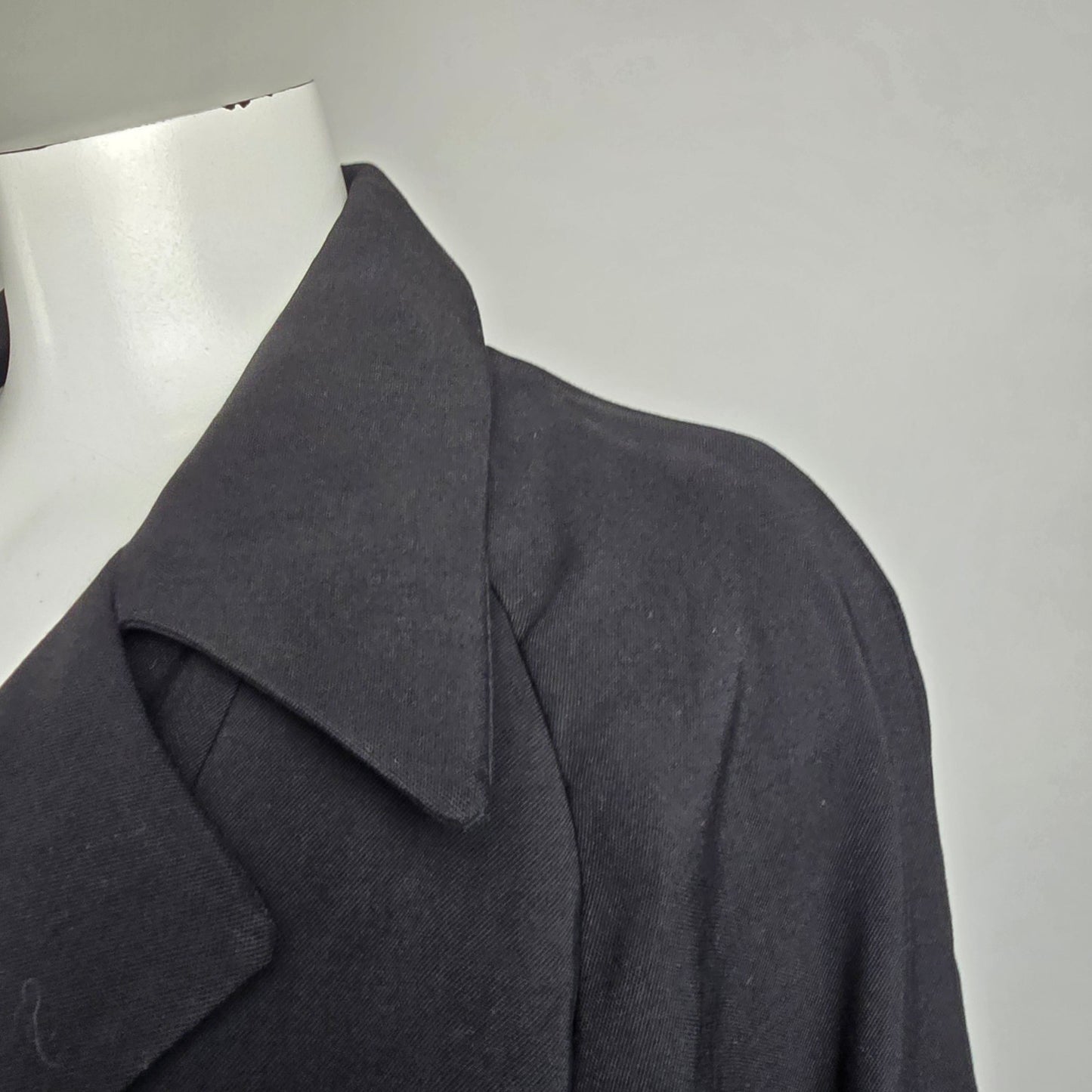 The Korner Black Button Up Blazer Jacket Size L