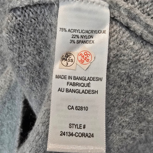 Grey Knit Button Up Cardigan Size M/L