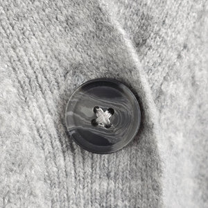 Grey Knit Button Up Cardigan Size M/L