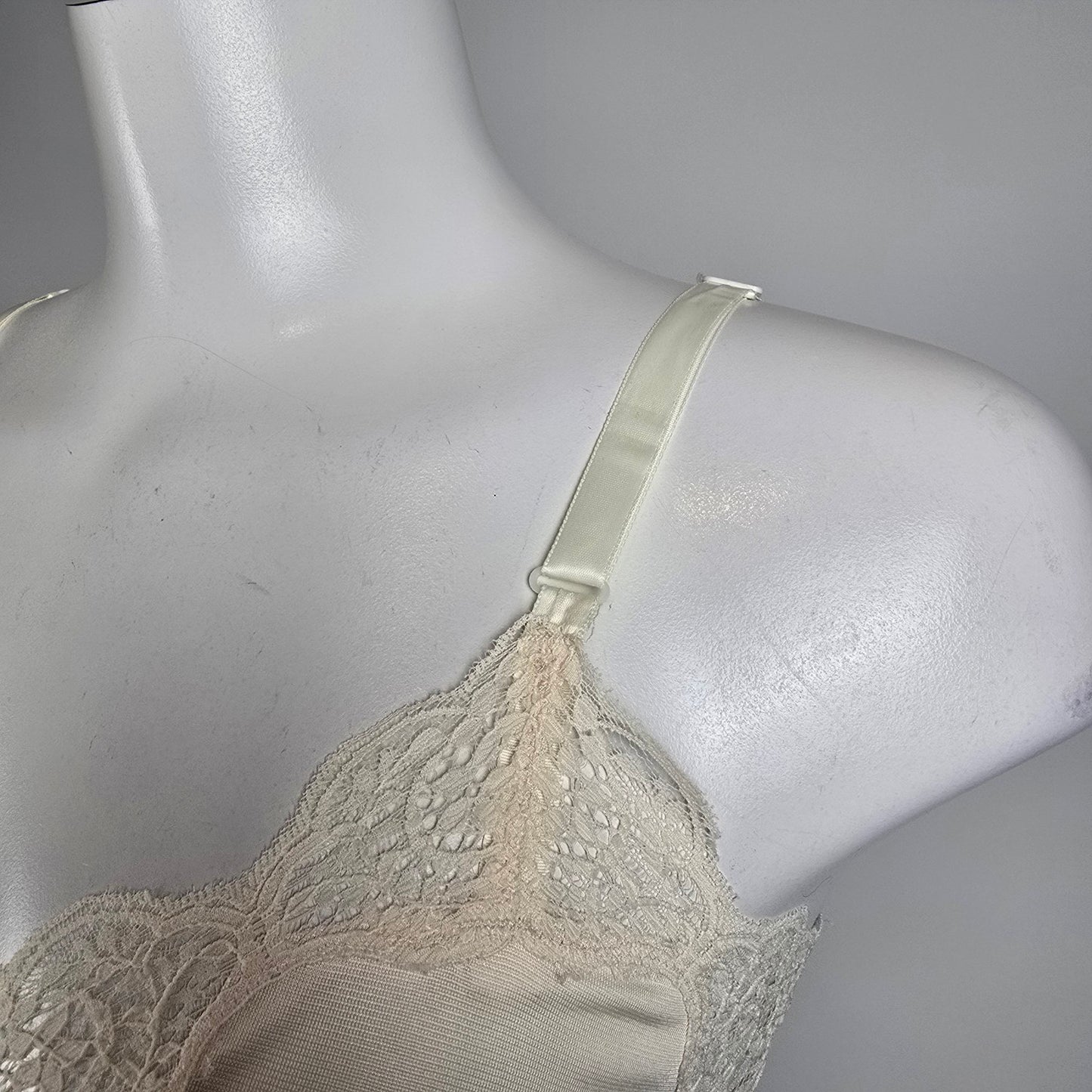 Vintage Cream Full Slip Dress Size S